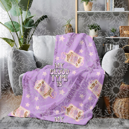 My Blood Type Is DP Purple Seamless