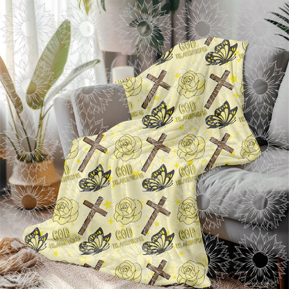 God's Unfailing Love Transforms Us Yellow Seamless