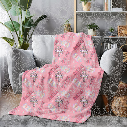 My Blood Type Is RB Pink Seamless