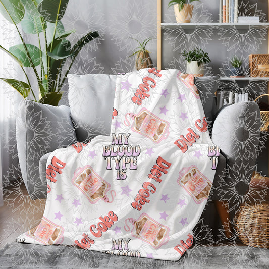 My Blood Type Is DC White Seamless