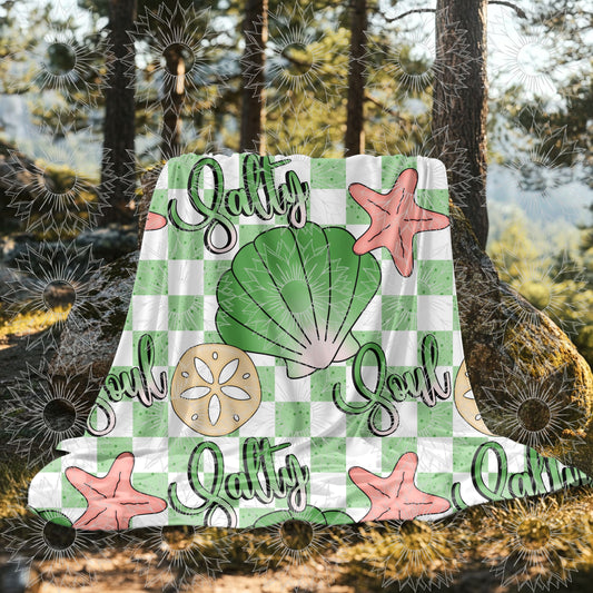 Salty Soul Green Tones Seamless