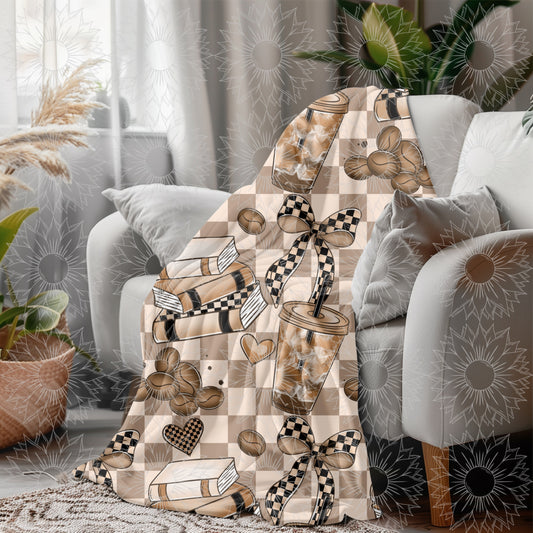 Powered By Books & Coffee Seamless