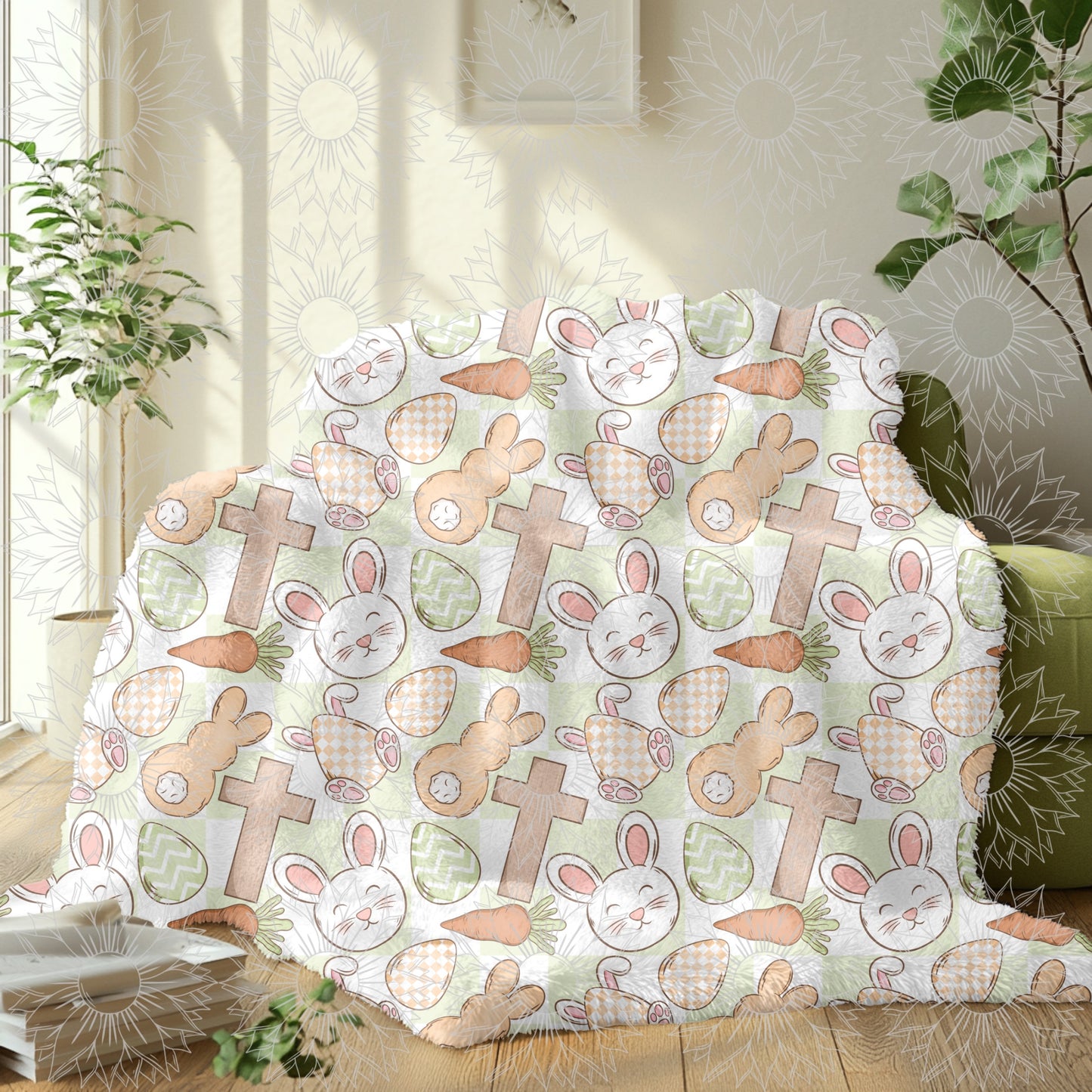 Easter Seamless Orange