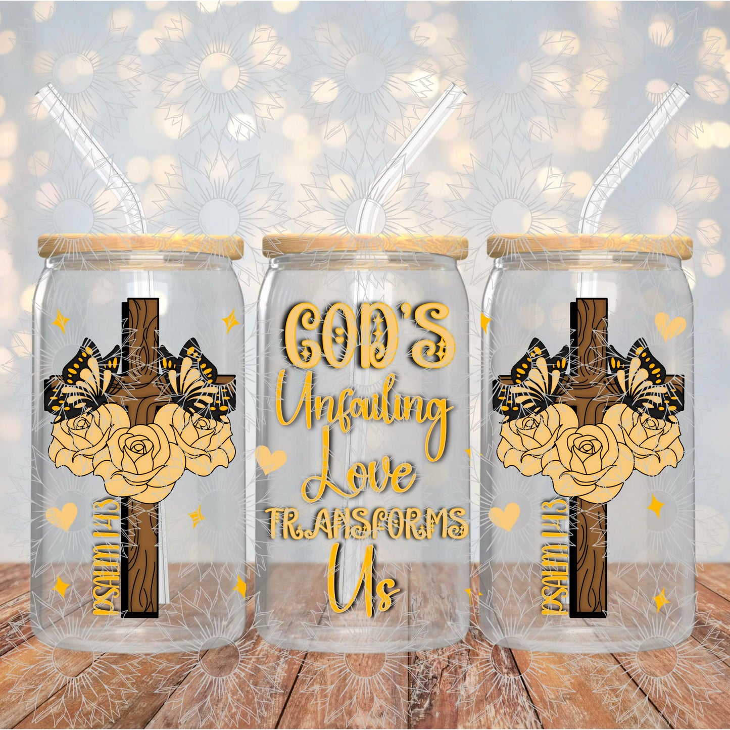God's Unfailing Love Transforms Us Orange 16OZ