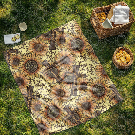 Sunflower Cross Set Apart Seamless