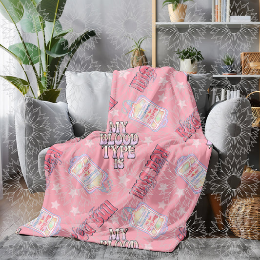 My Blood Type Is SFRB Pink Seamless