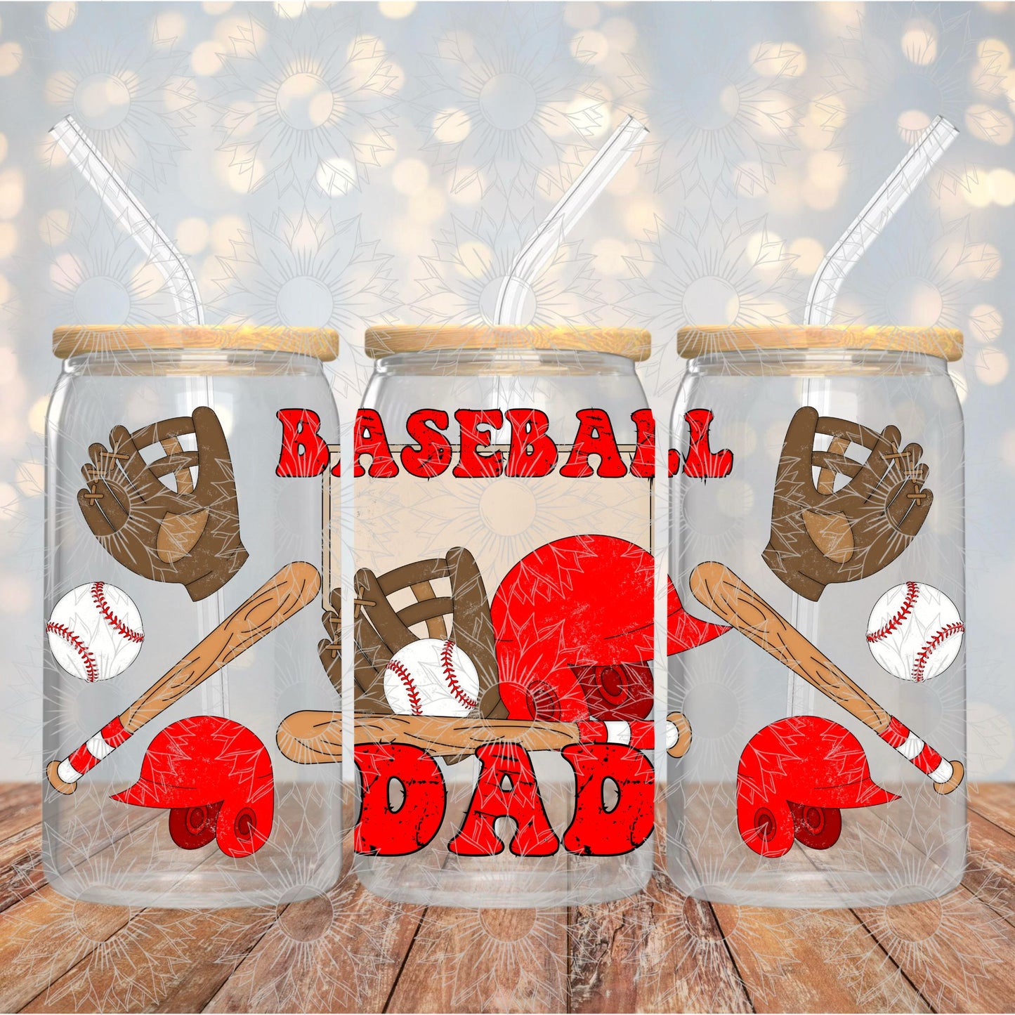 Baseball Dad Grunge 16OZ