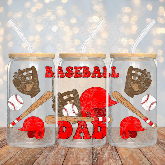 Baseball Dad Grunge 16OZ
