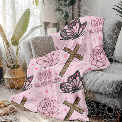 God's Unfailing Love Transforms Us Pink Seamless