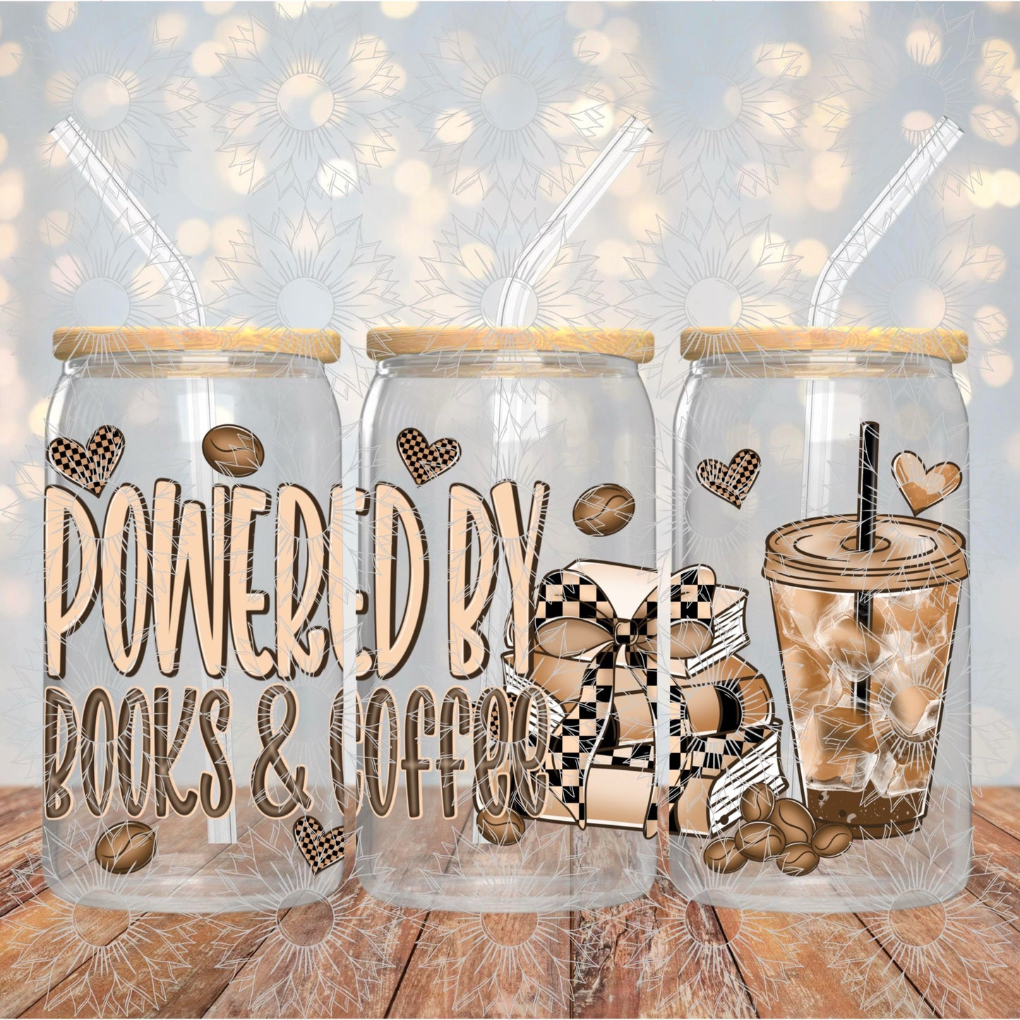 Powered By Books & Coffee 16OZ