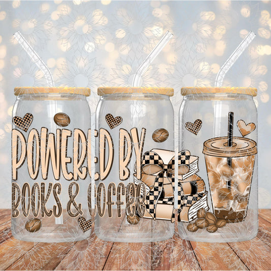 Powered By Books & Coffee 16OZ