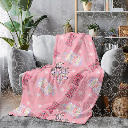 My Blood Type Is RB Pink Seamless