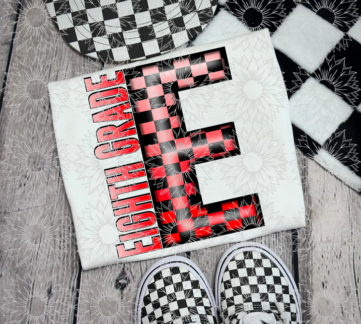 Eighth Grade Red Checkered