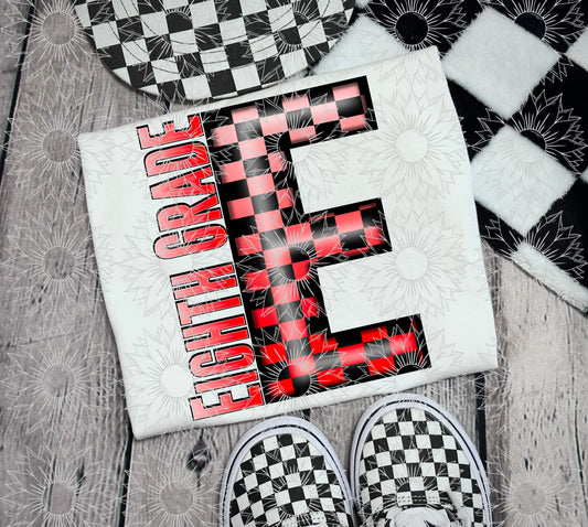 Eighth Grade Red Checkered