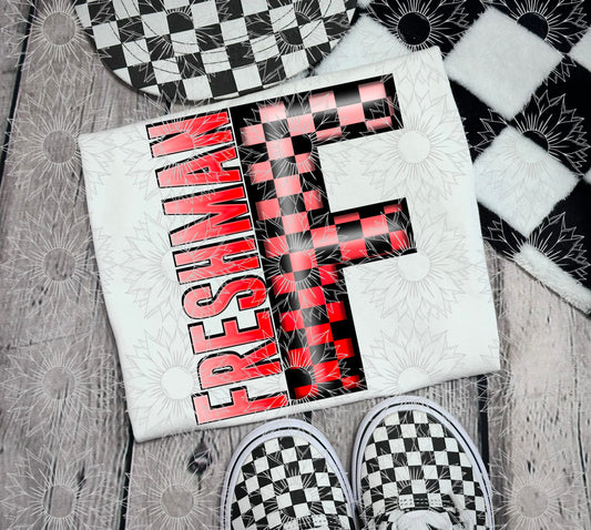 Freshman Red Checkered