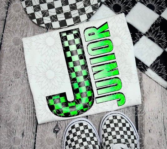Junior Green Checkered