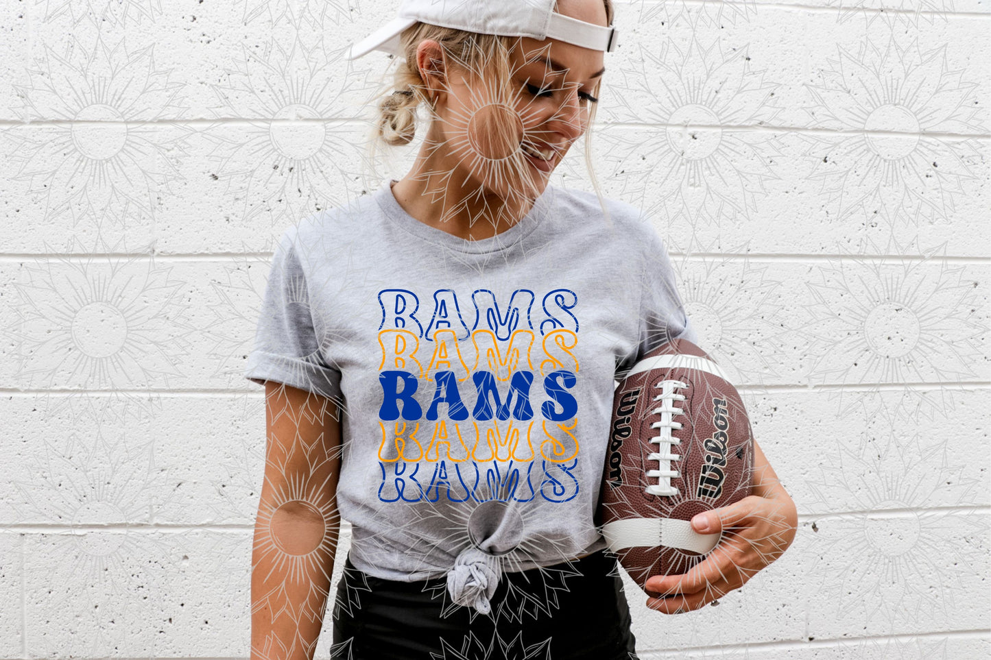 Pro Football Stacked Mascot Names