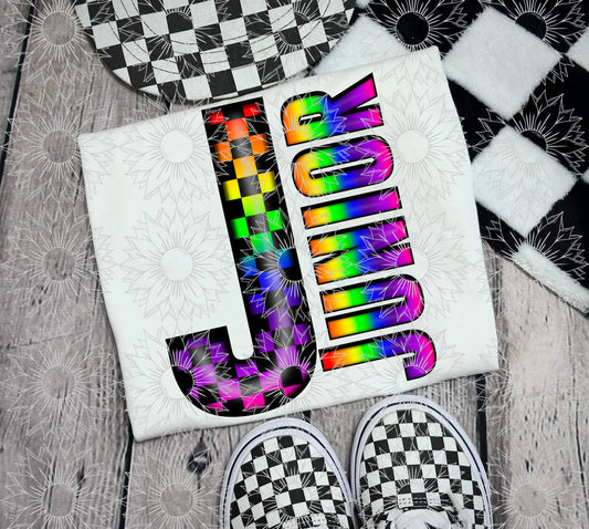 Junior Rainbow Checkered
