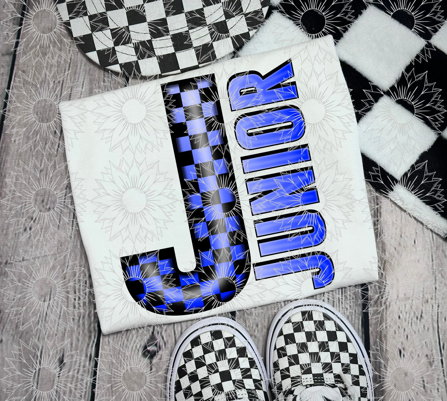 Junior Blue Checkered