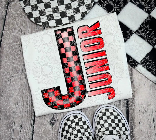 Junior Red Checkered