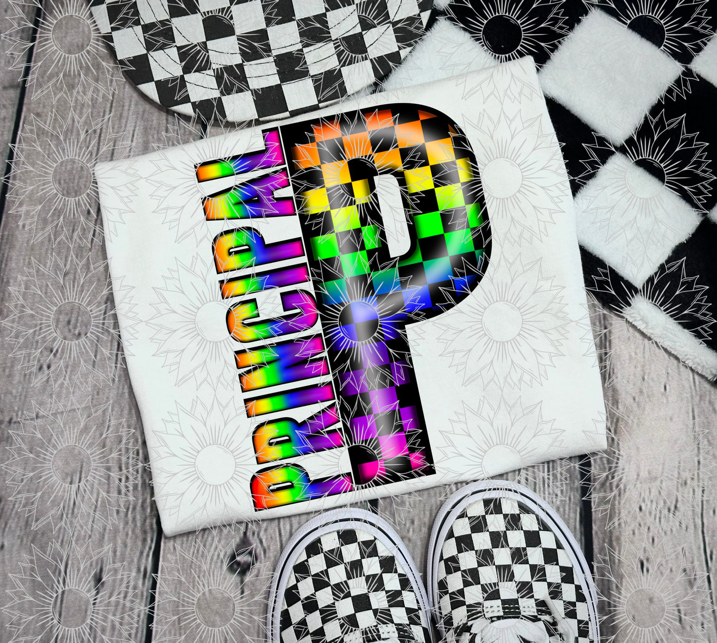 Principal Rainbow Checkered