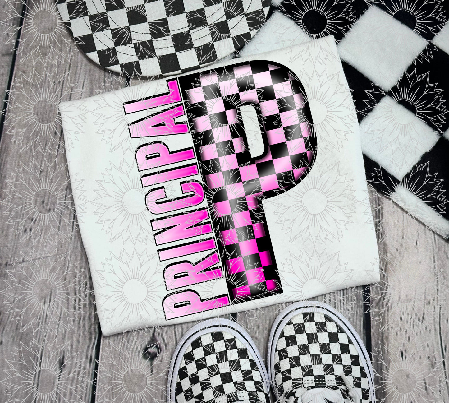 Principal Pink Checkered