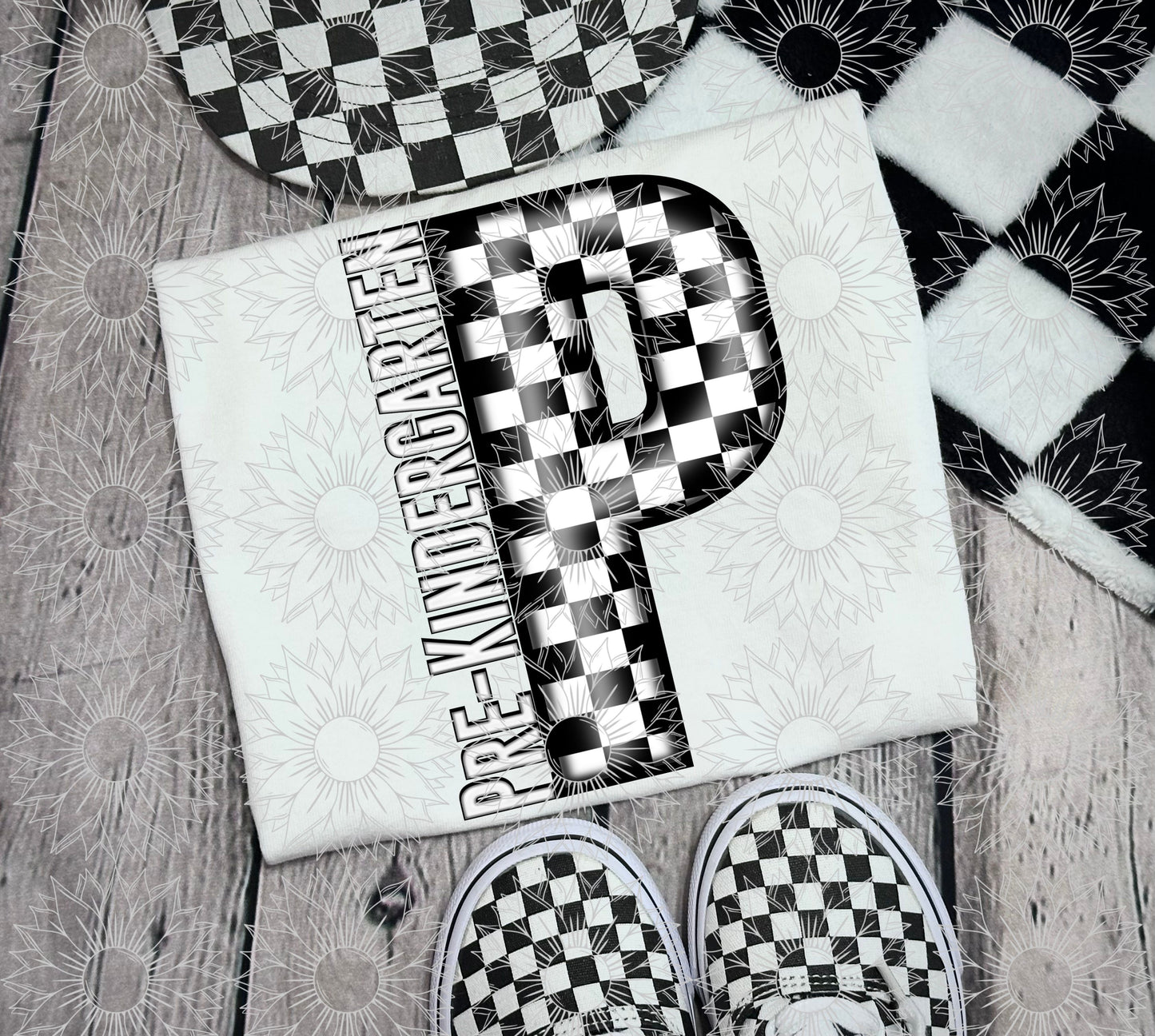 Pre-Kindergarten Black Checkered