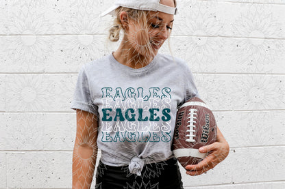 Pro Football Stacked Mascot Names