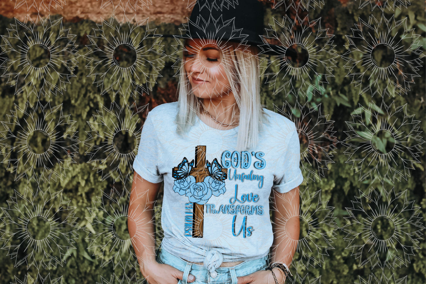 God's Unfailing Love Transforms Us Blue