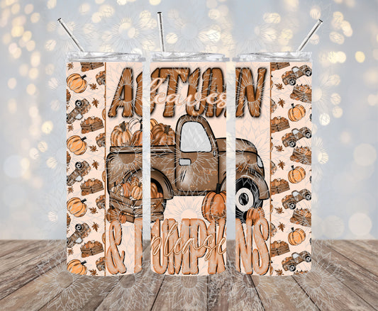 Autumn Leaves & Pumpkins Please 20OZ