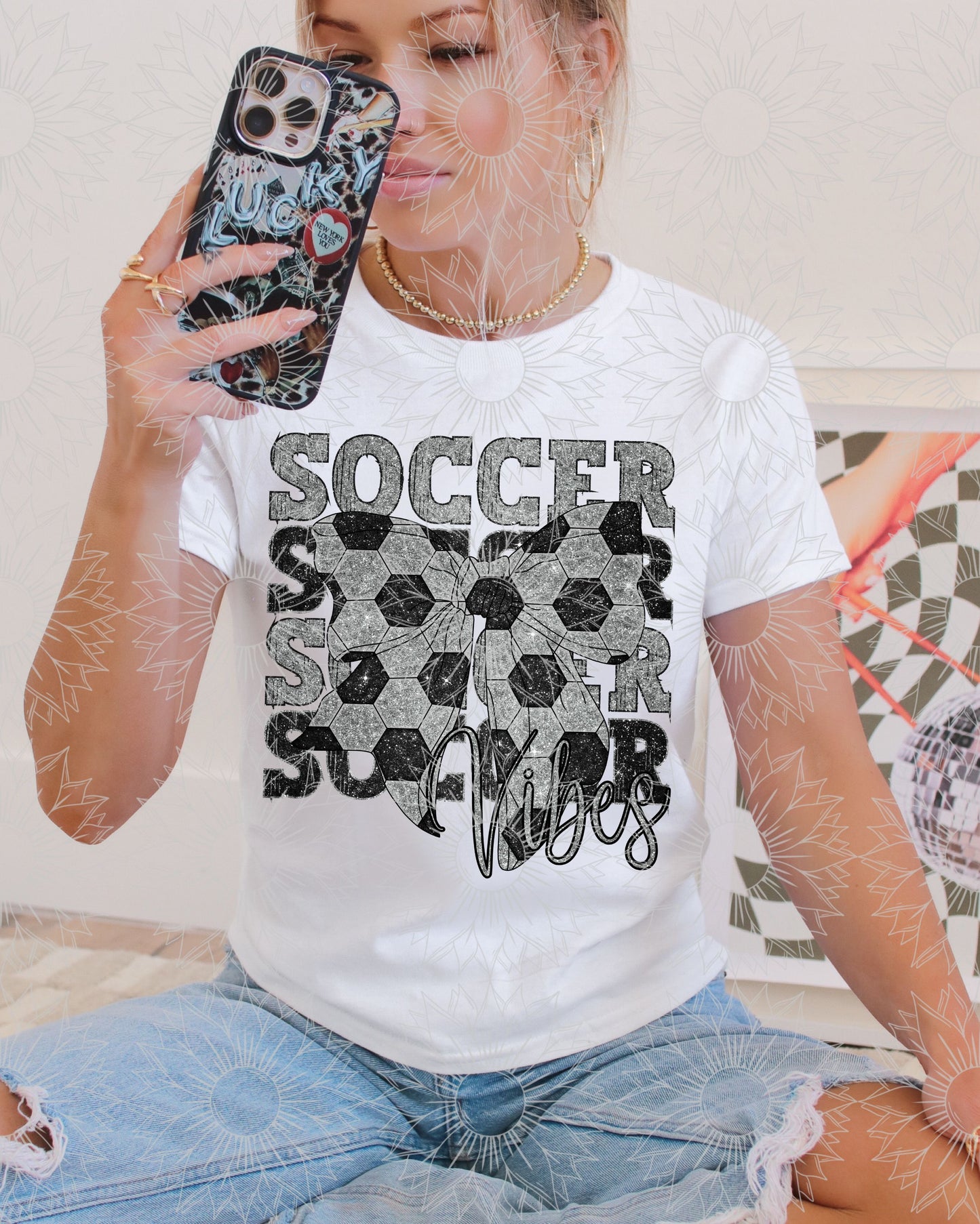 Soccer Vibes Full Glitter