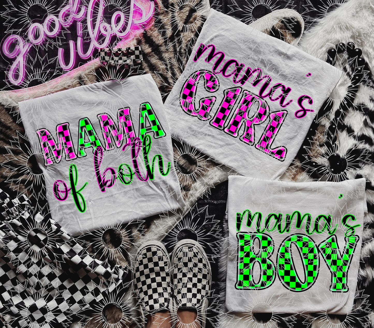 Mama of Both Pink & Green