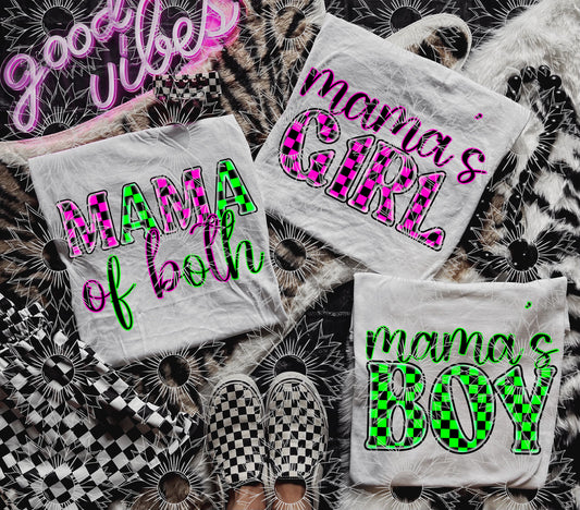 Mama of Both Pink & Green