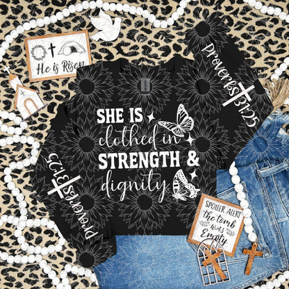 She Is Clothed In Strength And Dignity W/Sleeve
