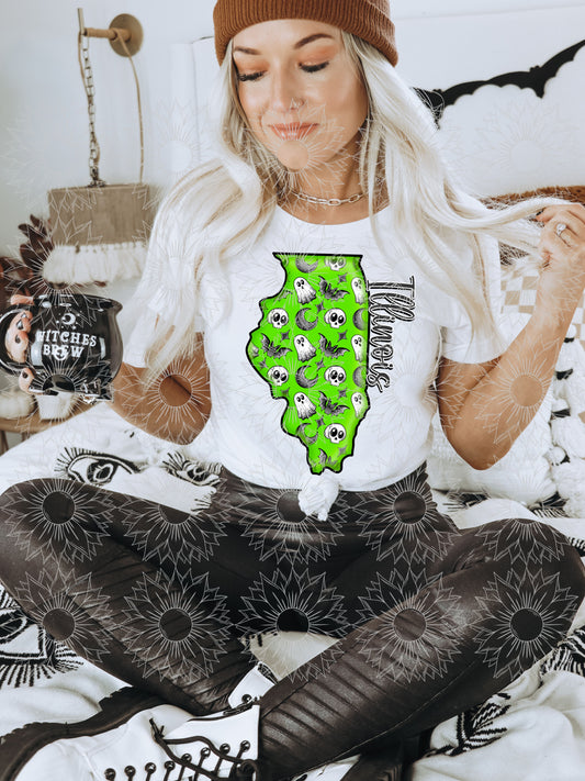 Spooky Lime Green - Illinois