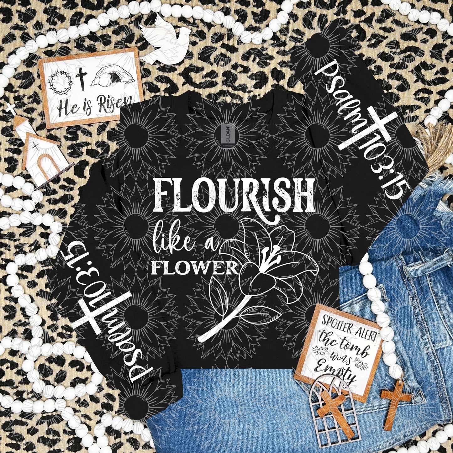 Flourish Like A Flower W/Sleeve