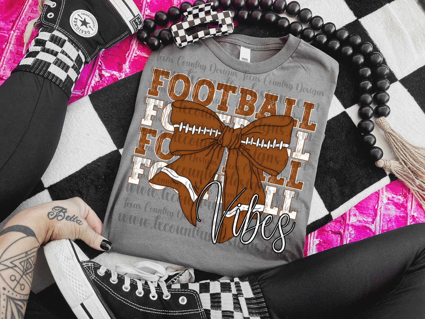 Sports Vibe Ribbon Bow Custom