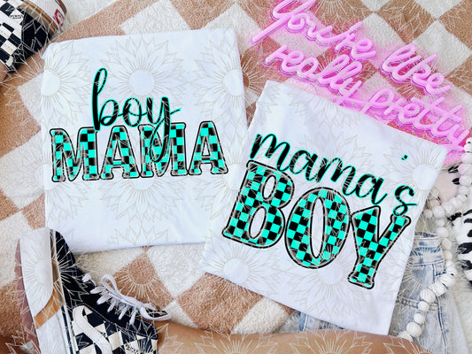 Boy Mama/Mama’s Boy Teal