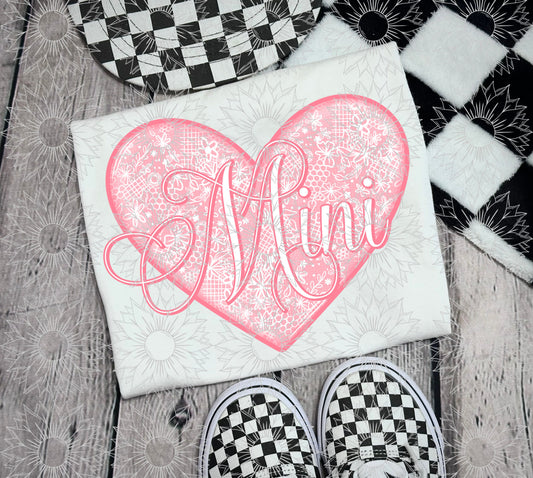 Laced Heart Mini