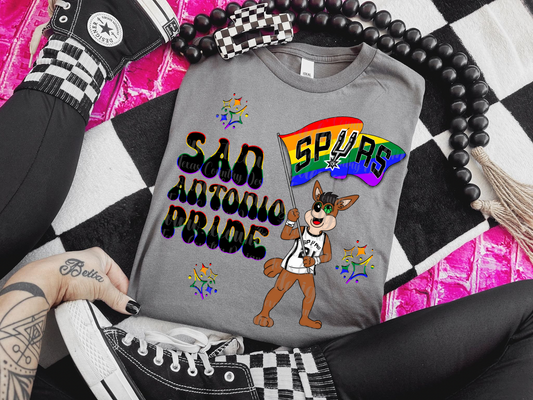 SAS Pride Flag Black Text