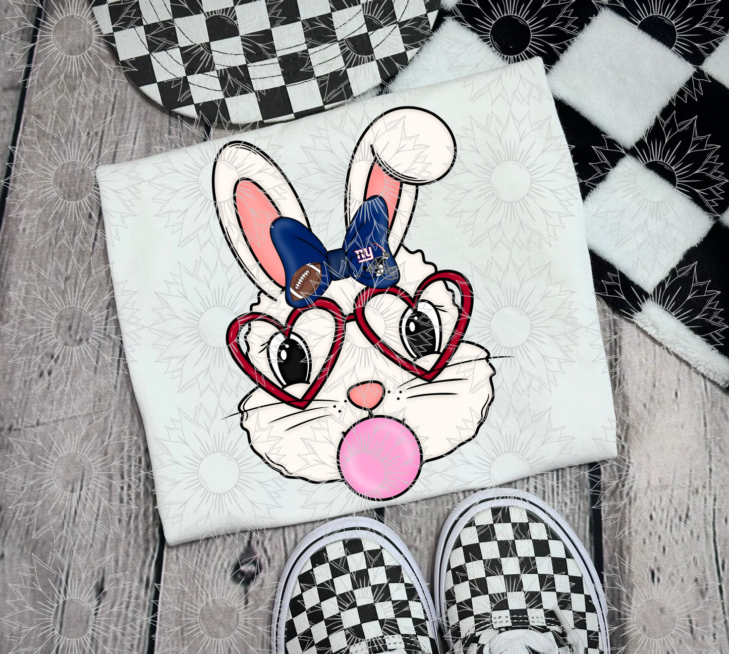 NYG Bunny Bow