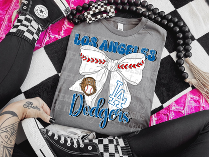 Baseball Ribbon Bows