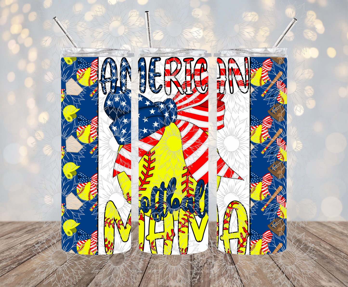 American Softball Mama 20OZ