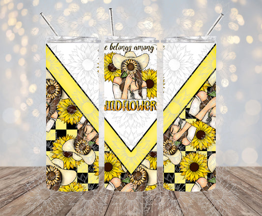 She Belongs Among The Wildflowers Brunette 20OZ