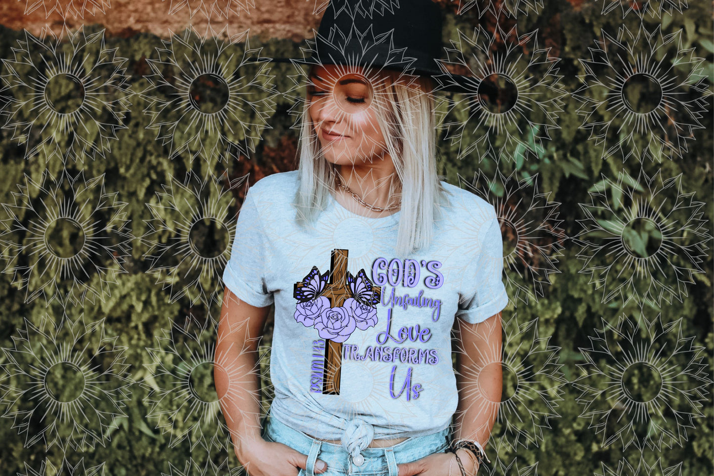 God's Unfailing Love Transforms Us Purple