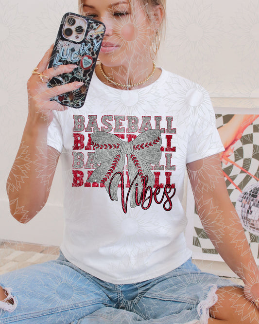Baseball Vibes Full Glitter