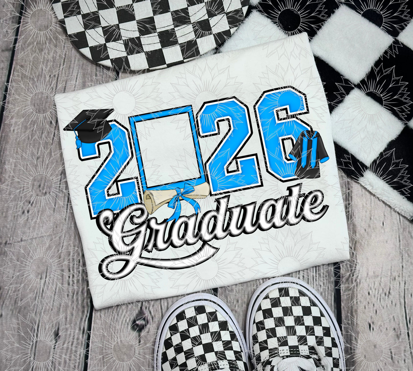 2026 Graduate Polaroid Light Blue