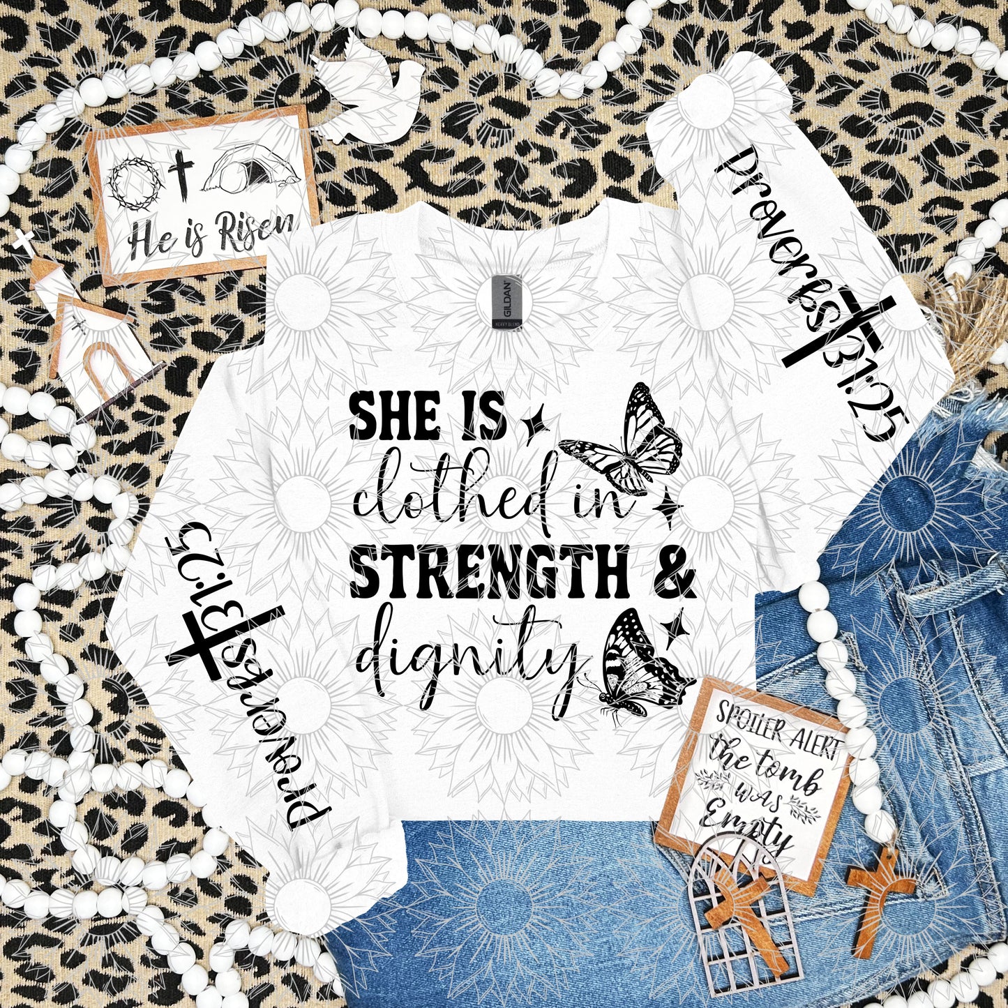 She Is Clothed In Strength And Dignity W/Sleeve