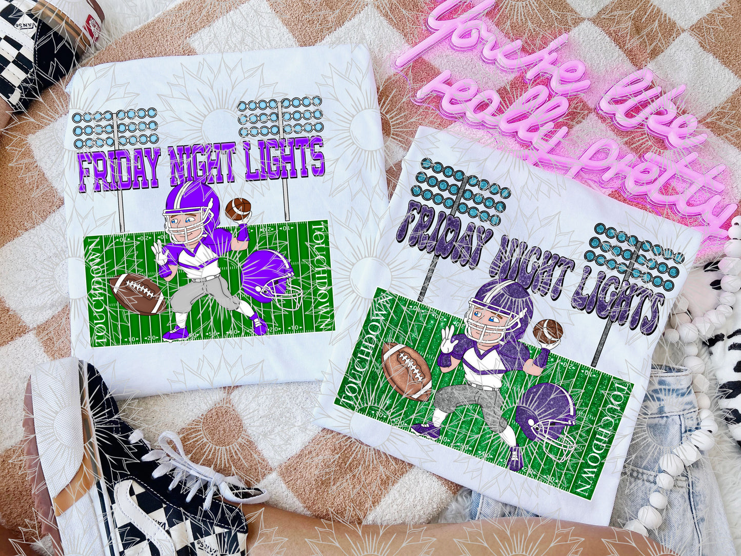 Friday Night Lights Purple