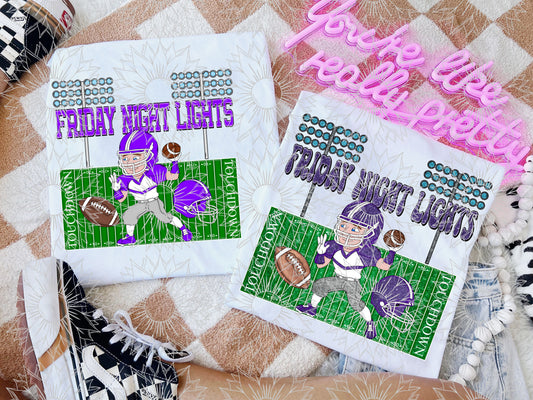 Friday Night Lights Purple